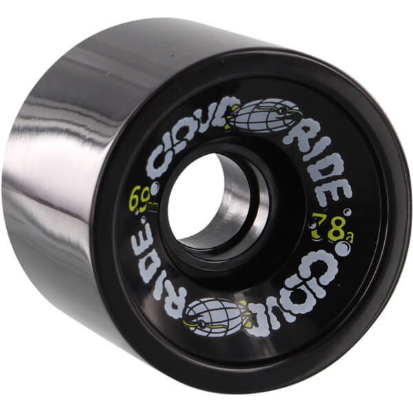 Cloud Ride Wheels Cruiser Black Skateboard Wheels - 69mm 78a (Set of 4)