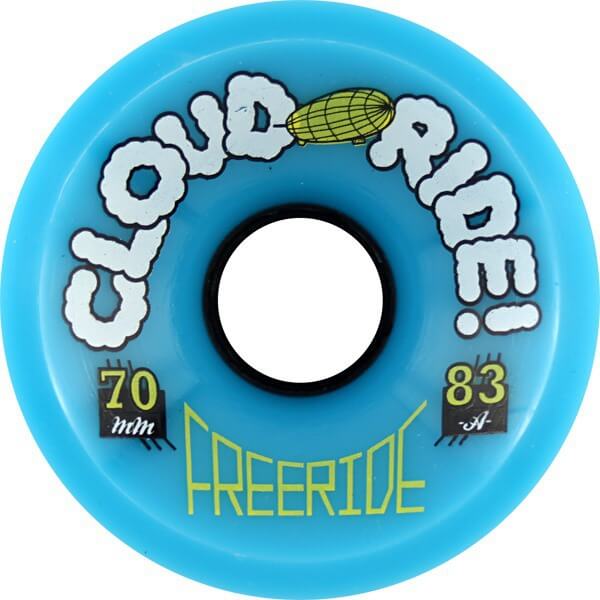 Cloud Ride Wheels Freeride Longboard Skateboard Wheels 70mm 83a (Set