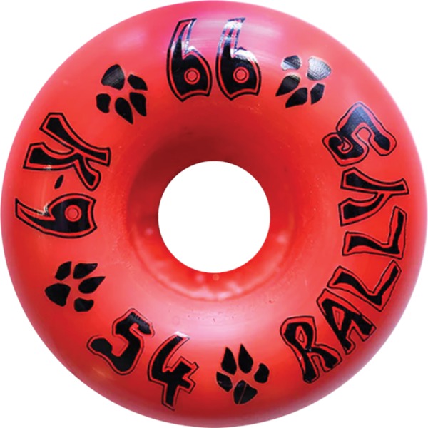 Dogtown Skateboards K-9 Rallys Cherry Bomb Red Skateboard Wheels - 54mm 99a (Set of 4)