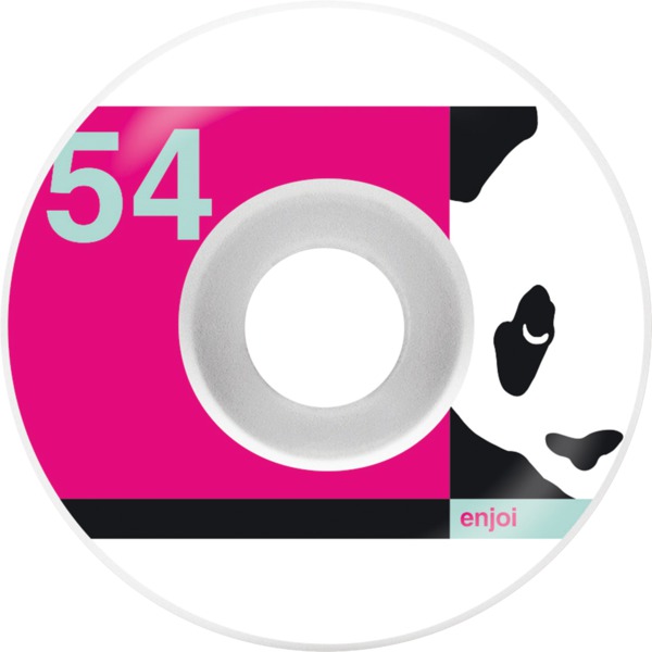 Enjoi Skateboards Box Panda White / Pink Skateboard Wheels - 54mm 99a (Set of 4)