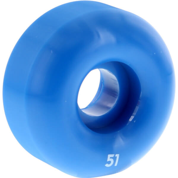 Essentials Skateboard Components Blue Skateboard Wheels - 51mm 99a (Set of 4)