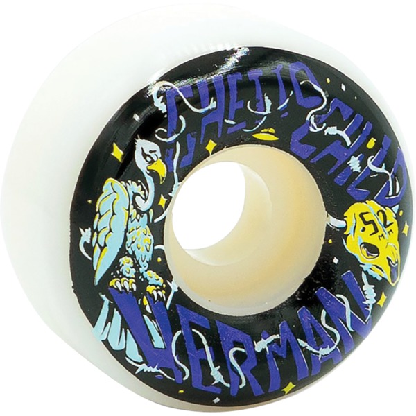 Ghetto Child Bryan Herman Mojave White Skateboard Wheels - 52mm 99a (Set of 4)