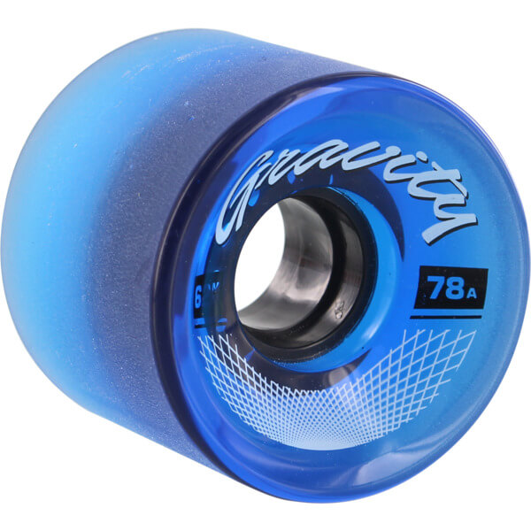 Krypto Classic 76mm 78a Longboard Cruiser Wheels Rollen Downhill blue sidecut 