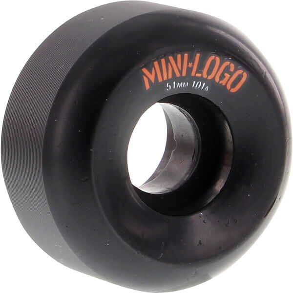 Mini Logo Skateboards A-Cut Black Skateboard Wheels - 51mm 101a (Set of 4)