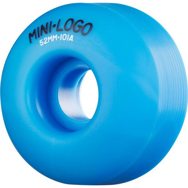 Mini Logo Skateboards C-Cut Blue Skateboard Wheels - 52mm 101a (Set of 4)