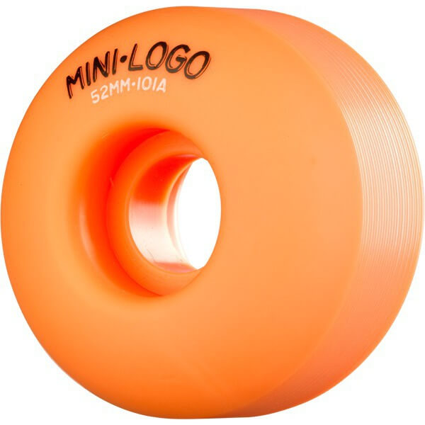 Mini Logo Skateboards C-Cut Orange Skateboard Wheels - 52mm 101a (Set of 4)