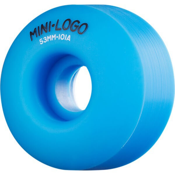 Mini Logo Skateboards C-Cut Blue Skateboard Wheels - 53mm 101a (Set of 4)