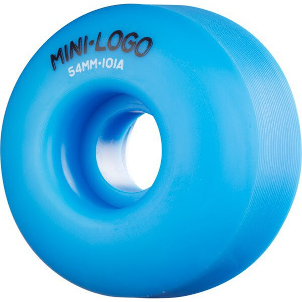 Mini Logo Skateboards C-Cut Blue Skateboard Wheels - 54mm 101a (Set of 4)