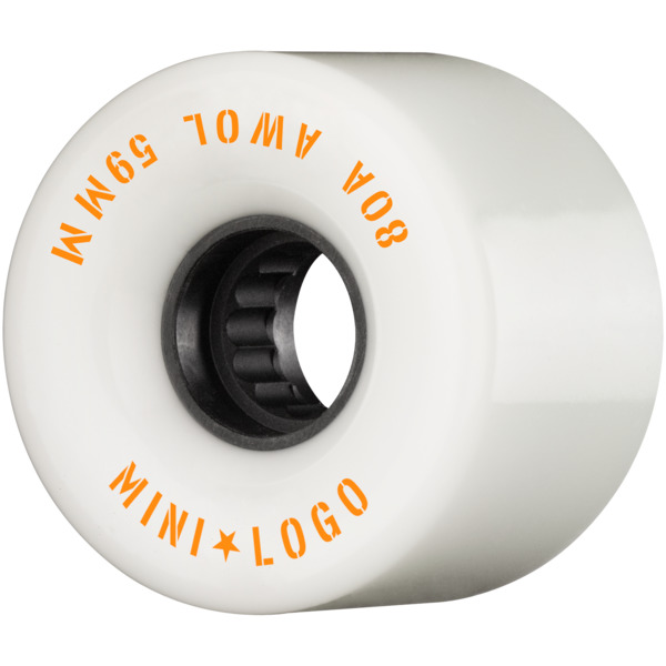 Mini Logo Skateboards ATF A.W.O.L White Skateboard Wheels - 59mm 80a (Set of 4)