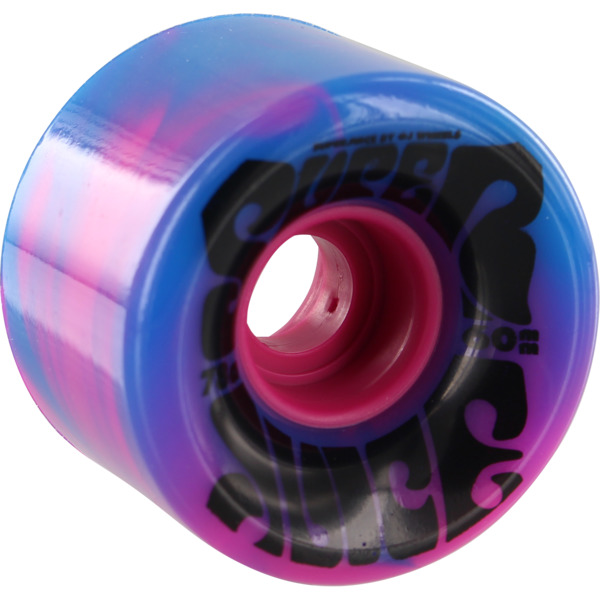 OJ III Skateboard Cruiser Wheels Super Juice Blue/Pink Swirl 60mm 78A