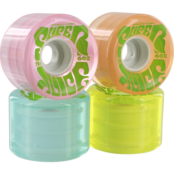 OJ Wheels 60mm Super Juice Pastel Mix 78a