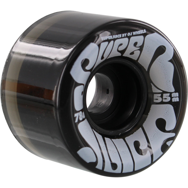 OJ WHEELS SUPER JUICE SKATEBOARD WHEELS 60MM 78A BLACK FAST CRUISER SMOOTH 