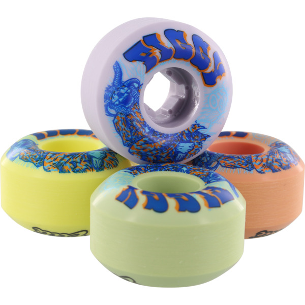 A1 MEATS New Skateboard Wheels 54mm 101A BLUE CONICAL design durable 