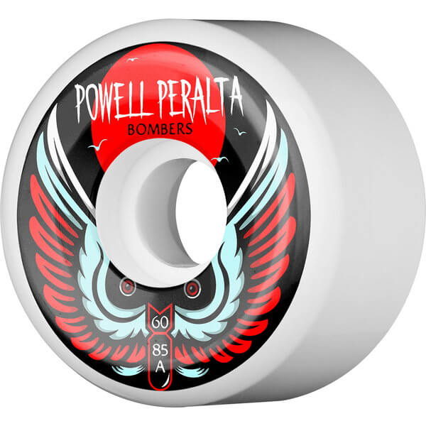 Powell Peralta Bomber 3 Natural Skateboard Wheels - 60mm 85a (Set of 4)
