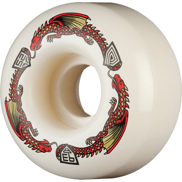 Powell Peralta Dragon Formula V1 Red / White Skateboard Wheels 31mm CP - 52mm 93a (Set of 4) Powell Peralta Dragon Formula V1 Red / White Skateboard Wheels 31mm CP - 52mm 93a (Set of 4)