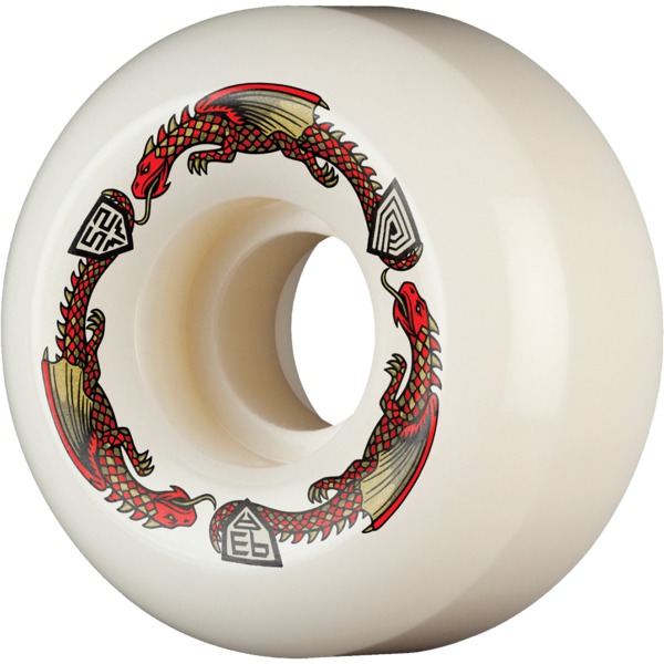 Powell Peralta Dragon Formula V5 Red / White Skateboard Wheels 30mm CP - 52mm 93a (Set of 4) Powell Peralta Dragon Formula V5 Red / White Skateboard Wheels 30mm CP - 52mm 93a (Set of 4)