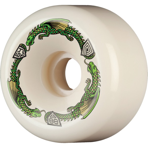 Powell Peralta Dragon Formula 88 Off White Skateboard Wheels 40mm CP - 64mm 88a (Set of 4) Powell Peralta Dragon Formula 88 Off White Skateboard Wheels 40mm CP - 64mm 88a (Set of 4)