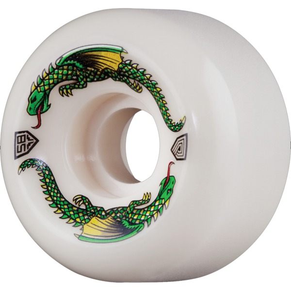 Powell Peralta Dragon Formula Off-White Skateboard Wheels - 58mm 93a (Set of 4)