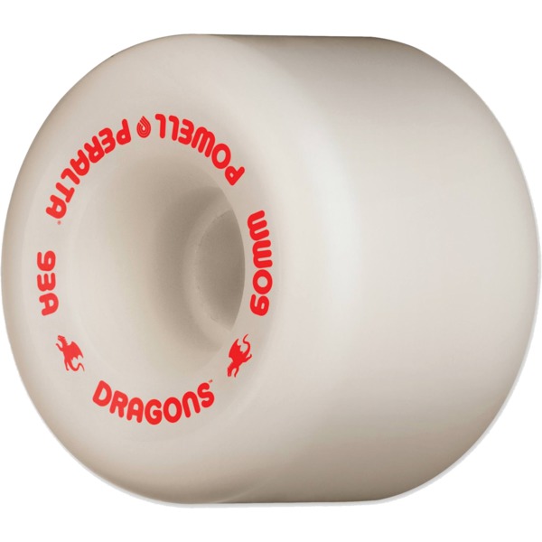 Powell Peralta Dragon Formula Off White Skateboard Wheels 39mm CP - 60mm 93a (Set of 4)