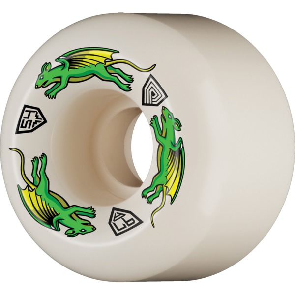 Powell Peralta Dragon Formula Nano Rat Off White Skateboard Wheels 39mm CP - 54mm 97a (Set of 4)