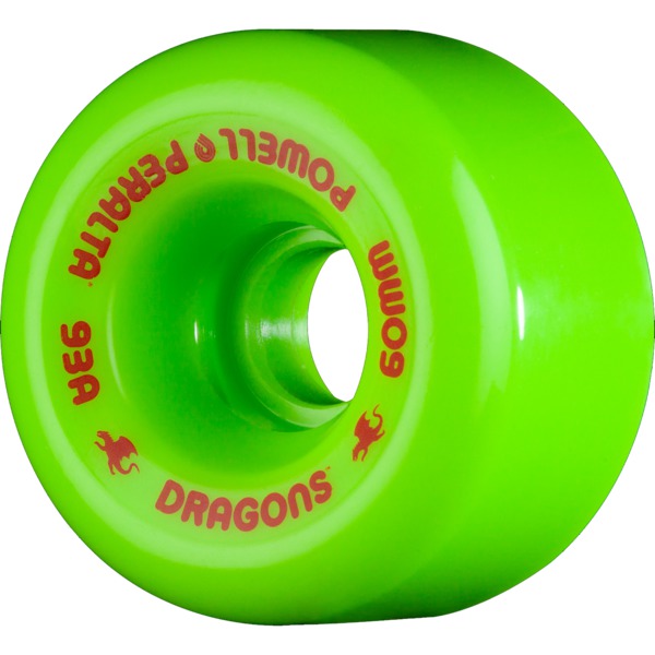 Powell Peralta Dragon Formula Rat Bones Off Green Skateboard Wheels - 60mm 93a (Set of 4)