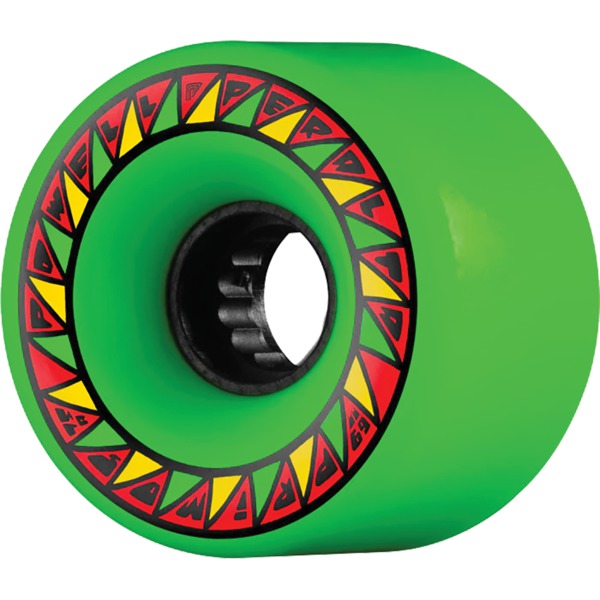 Powell Peralta Soft Slide Formula Primo Green Skateboard Wheels - 69mm 75a (Set of 4)