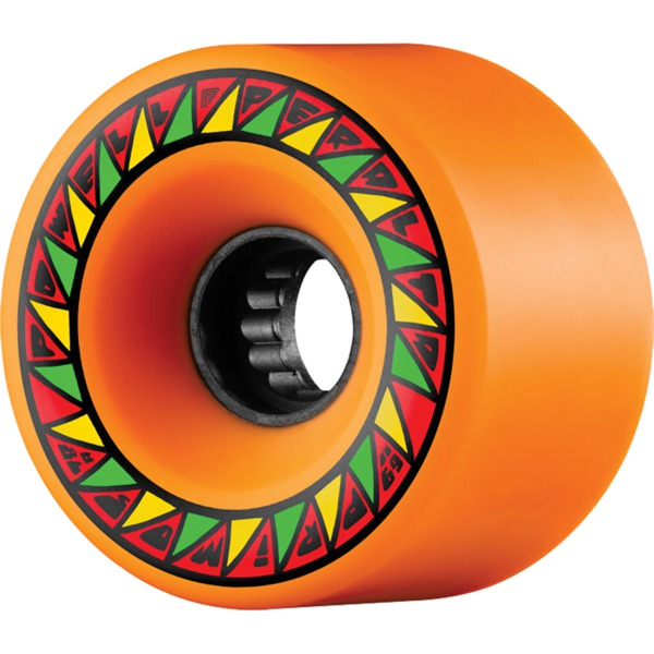 Powell Peralta Soft Slide Formula Primo Orange Skateboard Wheels - 69mm 78a (Set of 4)