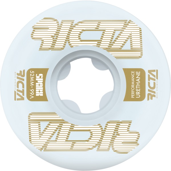 Ricta Wheels Framework White Skateboard Wheels - 52mm 99a (Set of 4)