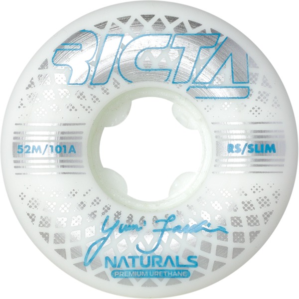 Ricta Wheels Yuri Facchini Reflective Naturals Slim Skateboard Wheels - 52mm 101a (Set of 4)