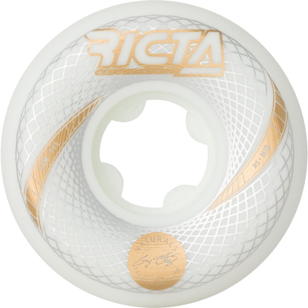 Ricta Wheels Chaz Ortiz Vortex Naturals MID White Skateboard Wheels - 54mm 99a (Set of 4)