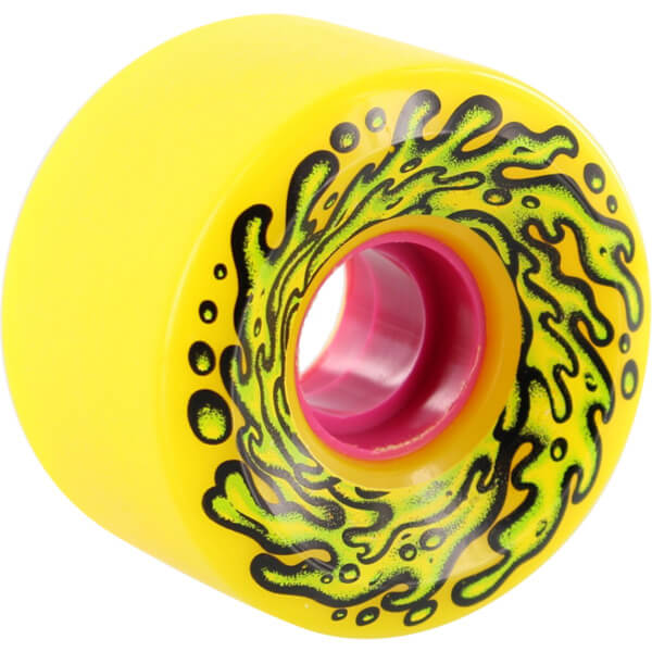 Pink/yellow Santa Cruz Slime Balls Og 78a Unisex Skateboard Part Wheel 