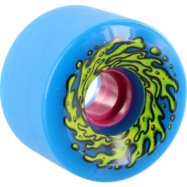 Santa Cruz Skateboards Slime Balls OG Slime Blue Skateboard Wheels - 66mm  78a (Set of 4)