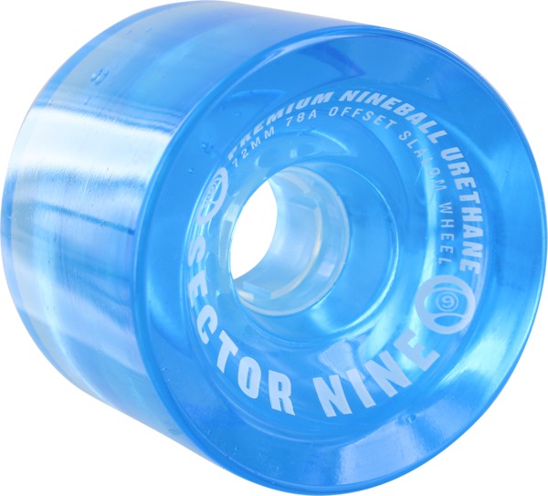 Sector 9 Nineballs Blue Skateboard Wheels - 72mm 78a (Set of 4)