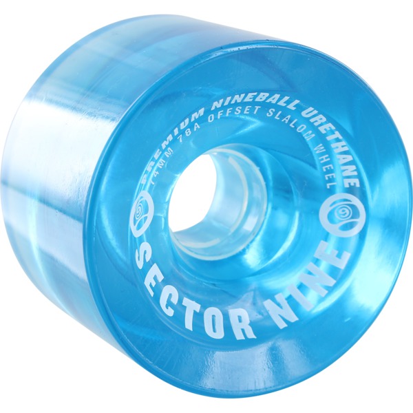 Sector 9 Nineballs Blue Skateboard Wheels - 74mm 78a (Set of 4)