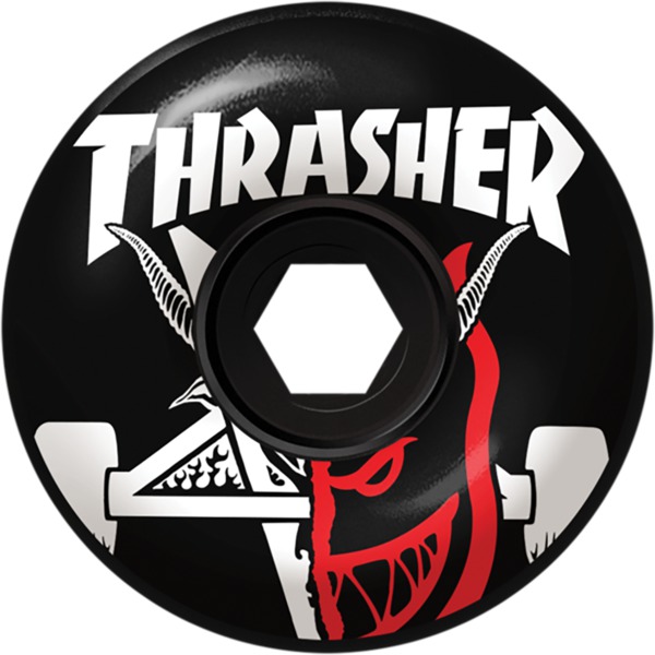 Spitfire Wheels 80HD Classic Full Thrash Black Skateboard Wheels - 56mm 80a (Set of 4)