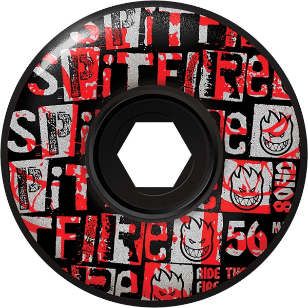 Spitfire Wheels 80HD Ransom Radial Full Black Skateboard Wheels - 56mm 80a (Set of 4) Spitfire Wheels 80HD Ransom Radial Full Black Skateboard Wheels - 56mm 80a (Set of 4)