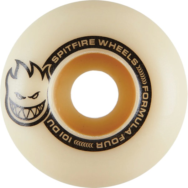 Spitfire Wheels Formula Four Classic Lil Smokies Natural Skateboard Wheels - 50mm 101a (Set of 4)