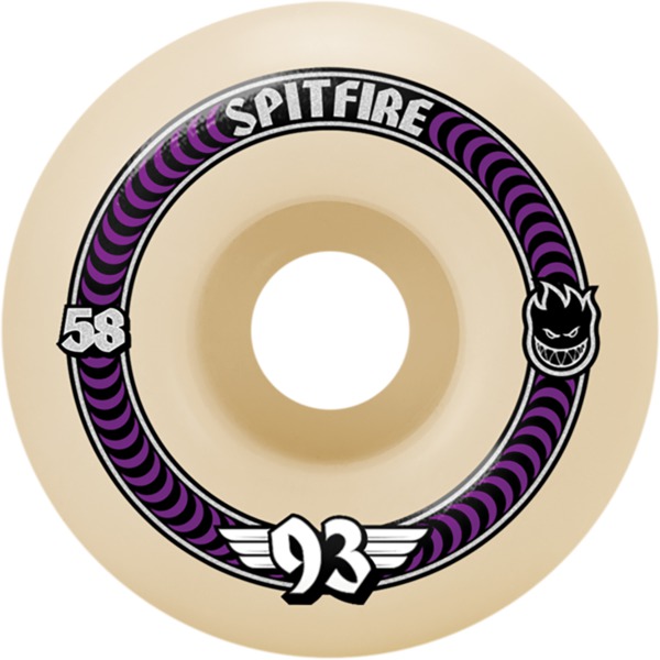 Spitfire Wheels Formula Four Classic Natural Skateboard Wheels - 58mm 93a (Set of 4) Spitfire Wheels Formula Four Classic Natural Skateboard Wheels - 58mm 93a (Set of 4)