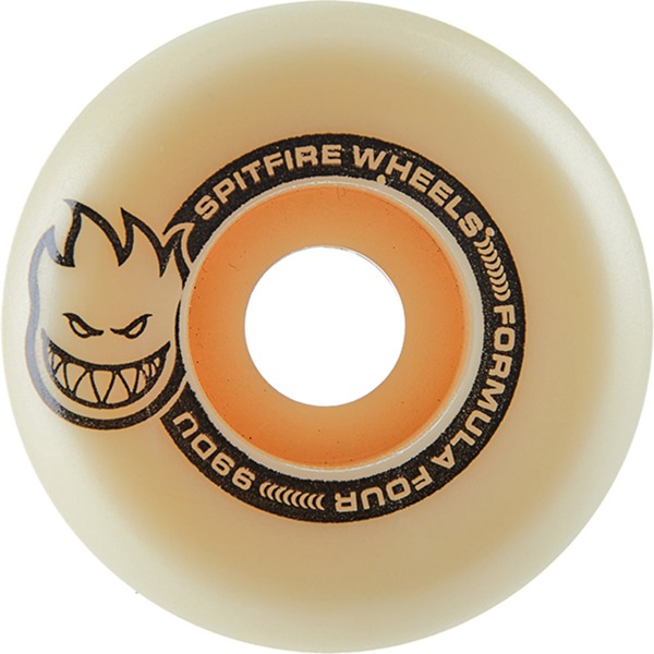 Spitfire Wheels Formula Four Conical Full Lil Smokies / Natural Skateboard Wheels - 48mm 99a (Set of 4) Spitfire Wheels Formula Four Conical Full Lil Smokies / Natural Skateboard Wheels - 48mm 99a (Set of 4)