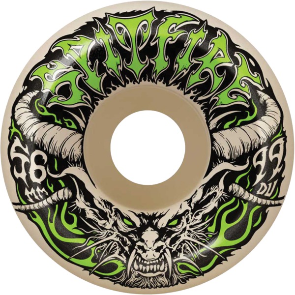 Spitfire Wheels Formula Four Conical Full Demon Redux Natural Skateboard Wheels - 56mm 99a (Set of 4) Spitfire Wheels Formula Four Conical Full Demon Redux Natural Skateboard Wheels - 56mm 99a (Set of 4)