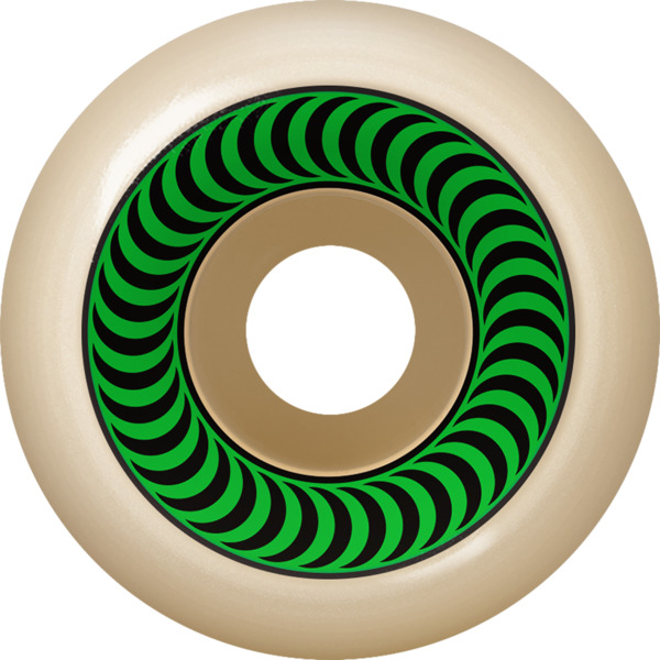 Spitfire Wheels Formula Four OG Classic Natural / Green Skateboard Wheels - 52mm 99a (Set of 4)