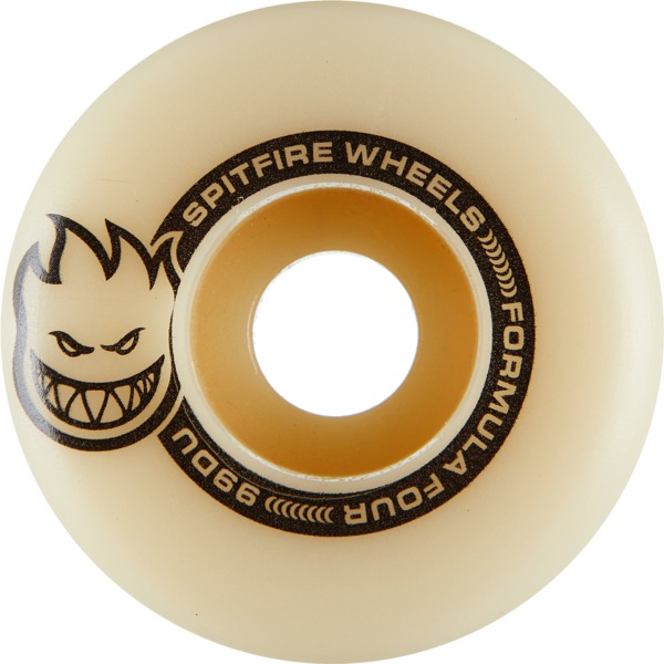 Spitfire Wheels Formula Four Tablets Lil Smokies Natural Skateboard Wheels - 50mm 99a (Set of 4)