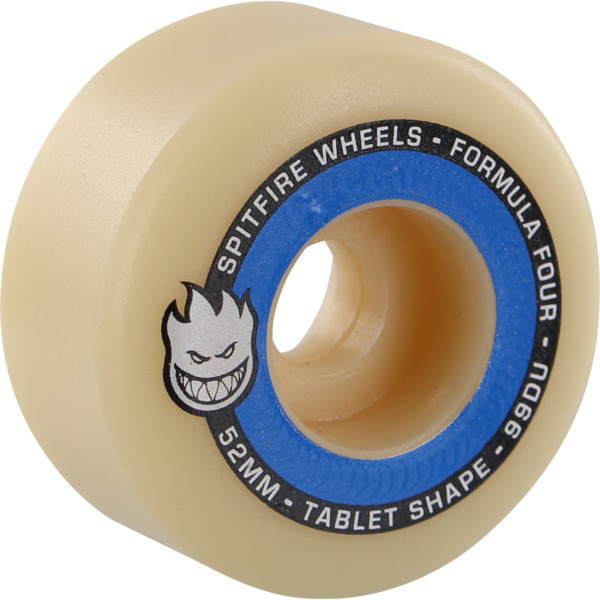 Spitfire Wheels Formula Four Tablets Natural / Blue Skateboard Wheels - 52mm 99a (Set of 4)