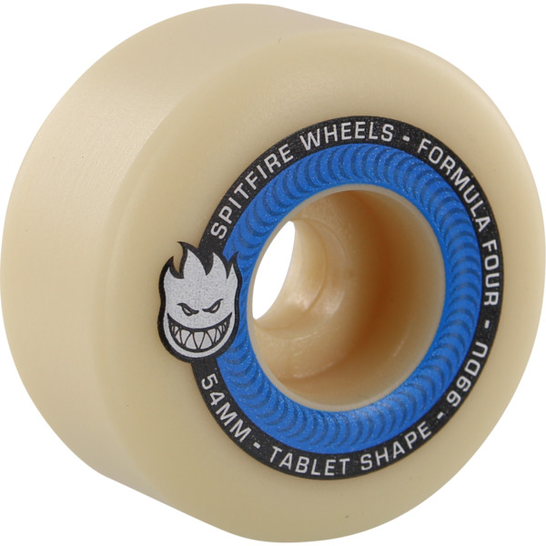 54mm  F4 99 TABLET NATURAL Skateboard wheels Details about   Spitfire Wheels 