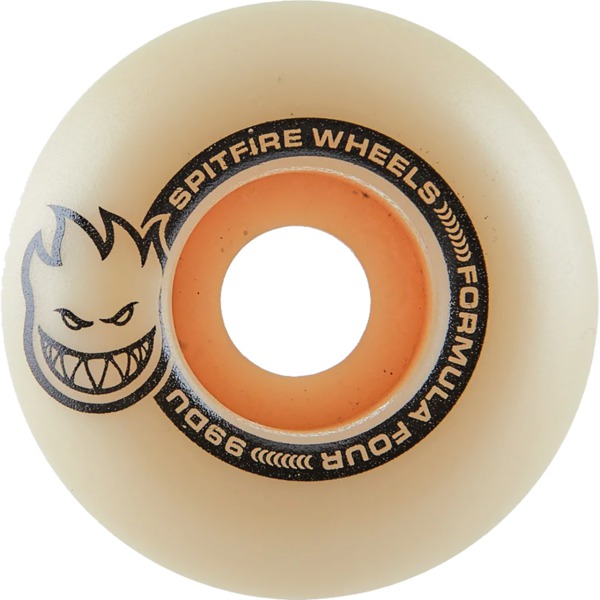 Spitfire Wheels Formula Four Classic Lil Smokies Natural Skateboard Wheels - 50mm 99a (Set of 4)
