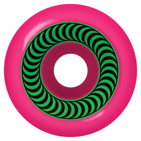 Spitfire Wheels Formula Four OG Classic Pink / Green Skateboard Wheels - 52mm 99a (Set of 4)
