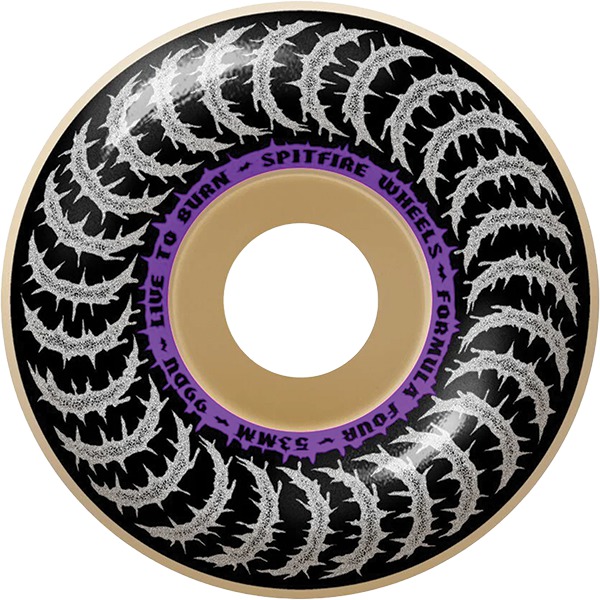 Spitfire Wheels Formula Four Classic Deathmask II Natural Skateboard Wheels - 53mm 99a (Set of 4) Spitfire Wheels Formula Four Classic Deathmask II Natural Skateboard Wheels - 53mm 99a (Set of 4)