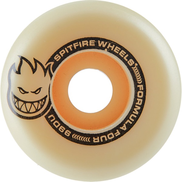 Spitfire Wheels Formula Four Conical Lil Smokies Natural Skateboard Wheels - 50mm 99a (Set of 4)