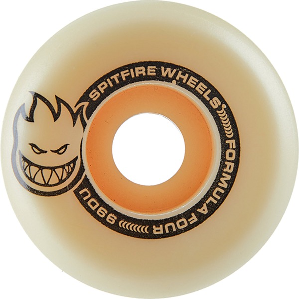 Spitfire Wheels Flashpoint Conical Natural Skateboard Wheels - 50mm 99a (Set of 4)