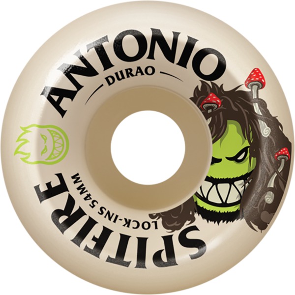 Spitfire Wheels Antonio Durao F4 Lock-Ins Burn Squad Skateboard Wheels - 54mm 99a (Set of 4)